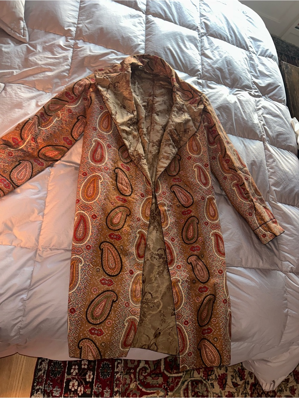 Vintage 1930’s hand made paisley coat
